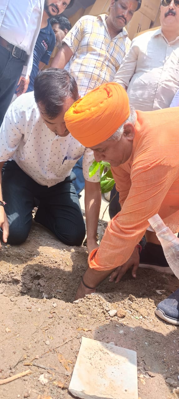Planted a tree in DDW by Sh. jethanand ji vyas ji